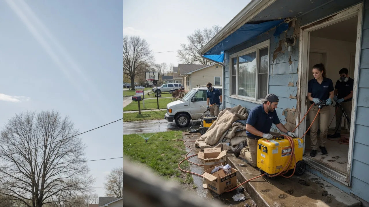 Basement Flood Cleanup in Lebo, KS near me